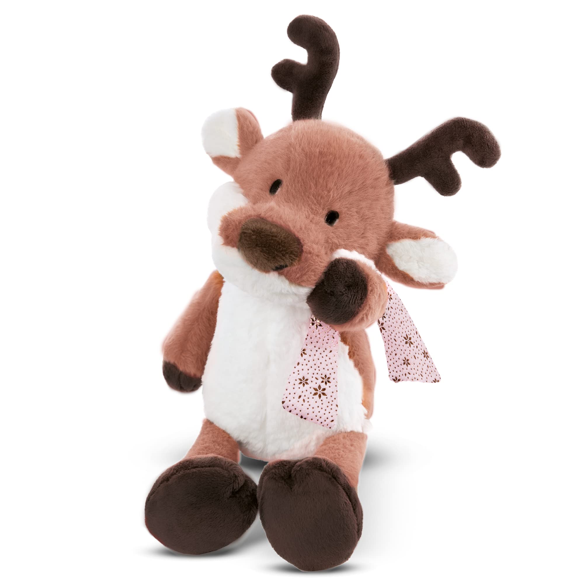 NICI Soft Toy Reindeer Jonte 23 cm I Cuddly Toy Reindeer for Boys, Girls & Babies I Fluffy Stuffed Animal for Cuddling, Playing & Sleeping With - 48309