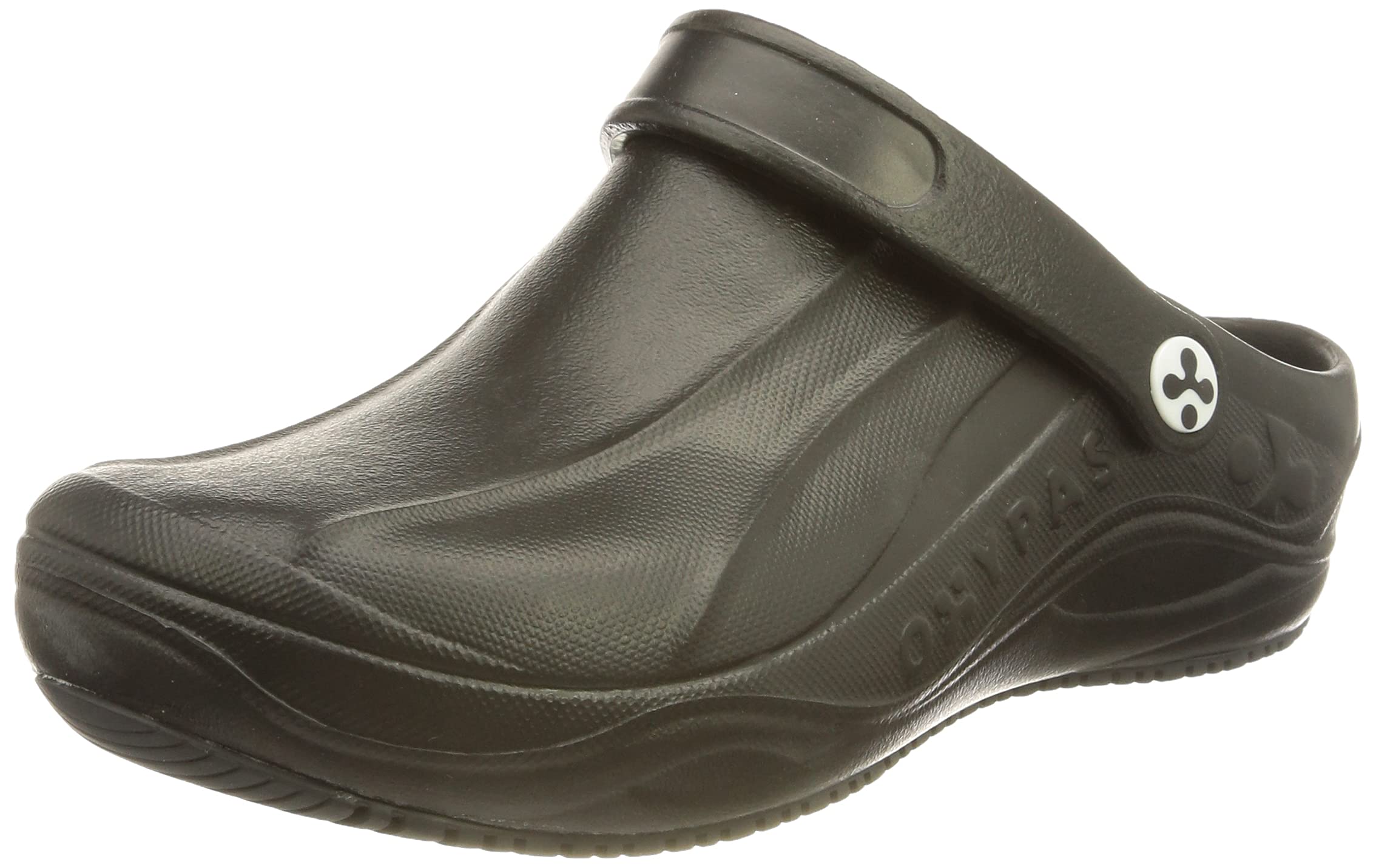 Safety Jogger Clogs for Women - Lightweight Work Shoe for Men, Ideal for Hospital, Kitchen or Garden, UK 5 EU 38, Oxypas Smooth Black