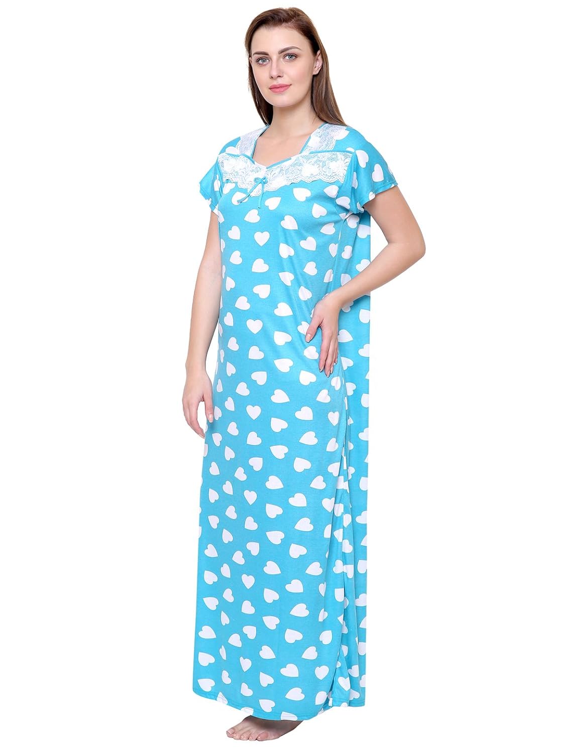 secret wish women's hosiery nighty (free size) _ nt_e119