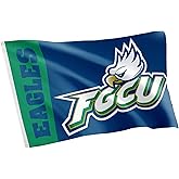 Desert Cactus Florida Gulf Coast University Flag FGCU Eagles Banners 100% Polyester Indoor Outdoor 3x5 feet Flags (Team Name)