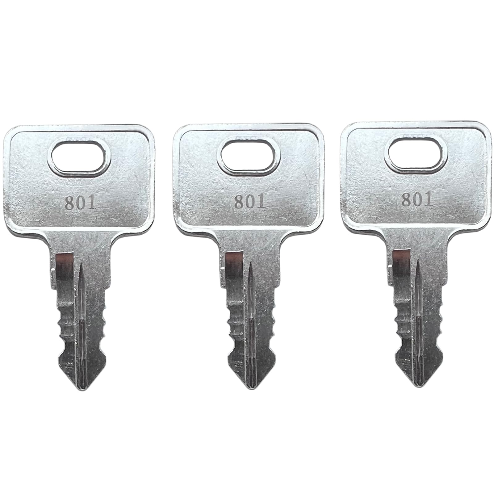 Photo 1 of (3) KeyPower 801-860 Keys for Mobella Southco Entry Door Locks, Cabin Latch Door Marine Boat Compartment Key, Pre-Cut to Your Code: 802