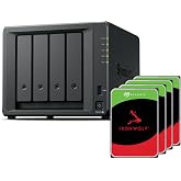 Synology DS925+(2X 2.5GbE Ports, Ryzen V1500B, 4GB RAM) 4-Bay 32TB Bundle with 4X 8TB Seagate Ironwolf HDDs