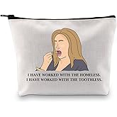 GJTIM RHOBH Inspired Gift Reality Show Zipper Pouch Makeup Bag for TV Series Lovers (Tooth Bag)