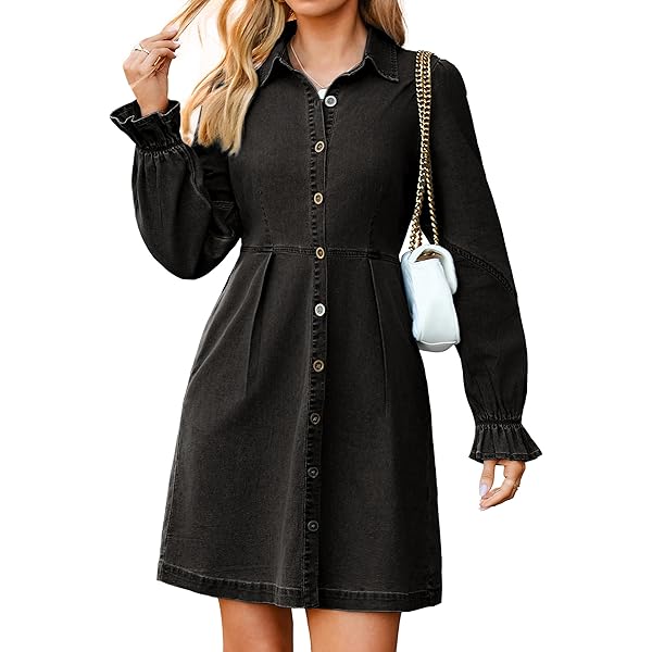 philosophy denim shirt dress Philosophy Denim Chambray Shirt Dress with Pockets Lace Up Blue Size XXL