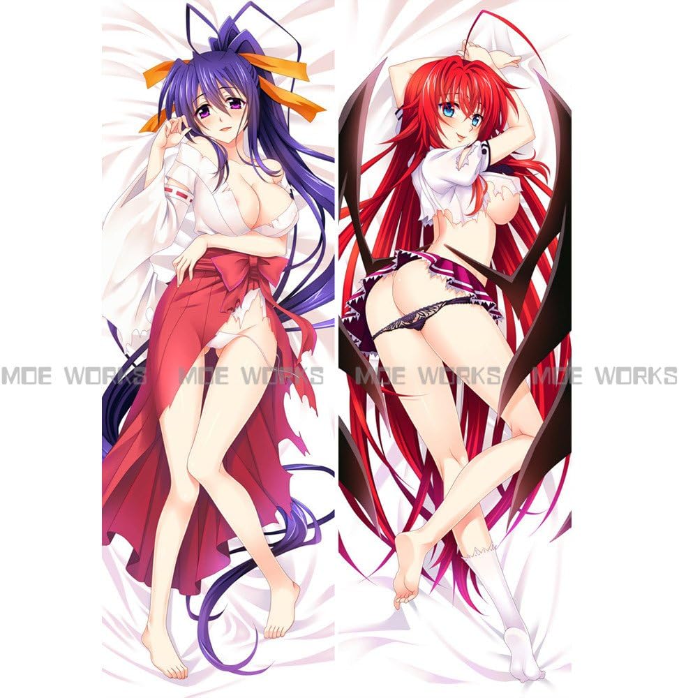 Geryer Original Design High School DxD Rias Gremory Decorative Hugging Body Pillow Cover Case Double-sided