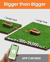 AYI Robotic Lawnmower App Control 600㎡ Edge Cutting Auto Charging view 3
