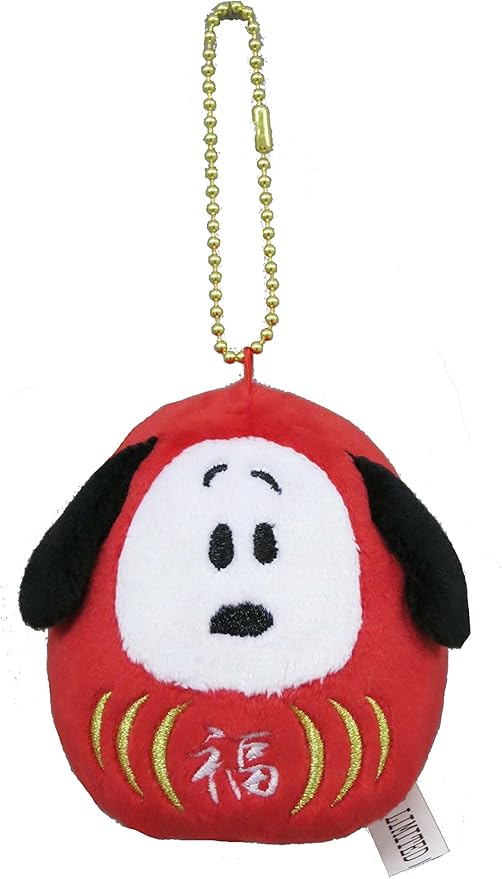 Amazon Co Jp Peanuts だるまスヌーピー キーチェーンマスコット おもちゃ
