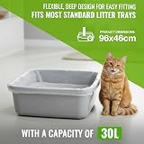 EcoBag 20 Pack Cat Litter Tray Liners XL 30L 27 Micron Heavy Duty 960x460mm view 4