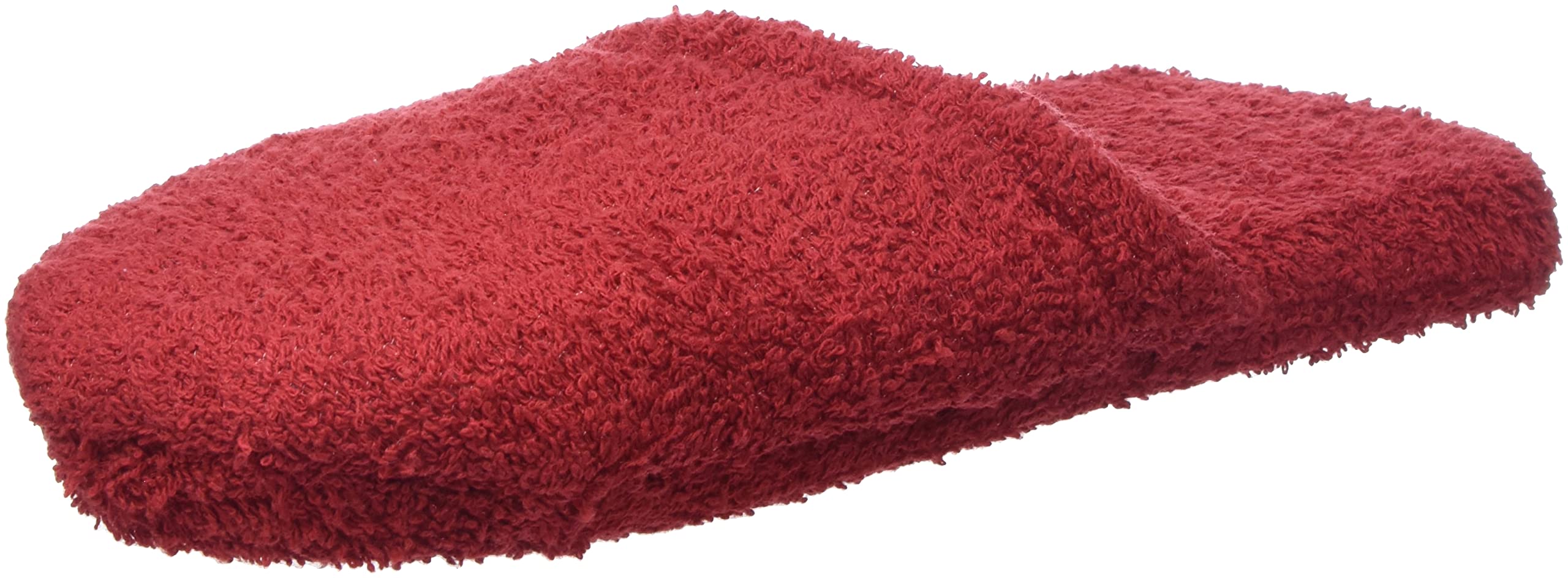 Excelsa Warm Women's Bath Slippers, Sponge, Red, 27.5 x 11 x 3 cm