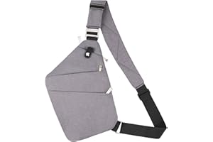 VADOO Personal Flex Bag, Anti-theft Crossbody Bag for Travel Sport Lightweight Sling Bag for Women and Men