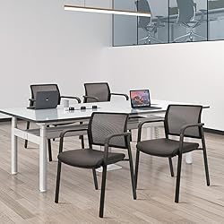 CLATINA Stackable Office Chair, Mesh Back Guest