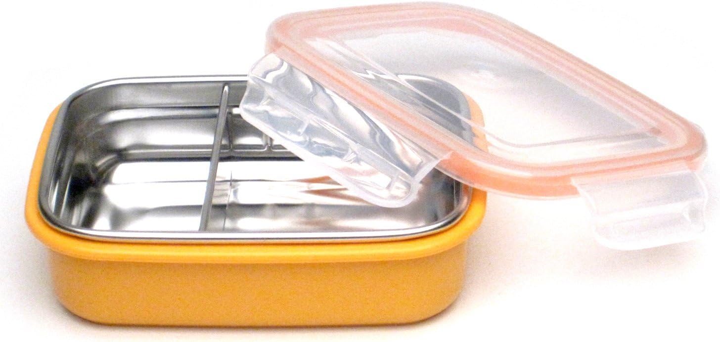 Steeltainer Leak-proof Stainless Steel Compact Size Container (Orange)