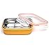 Steeltainer Leak-proof Stainless Steel Compact Size Container (Orange)