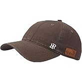 RRvane Vintage Washed Twill Cotton Dad Hat - Soft Unstructured Adjustable Baseball Cap