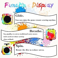 Noanbemk 4pcs Pack Stress Cube，Fidget Magic Cube