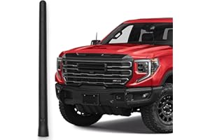 AntennaMastsRus - The Original 6 3/4 Inch is Compatible with GMC Sierra 1500 (2006-2020) - Car Wash Proof Short Rubber Antenn