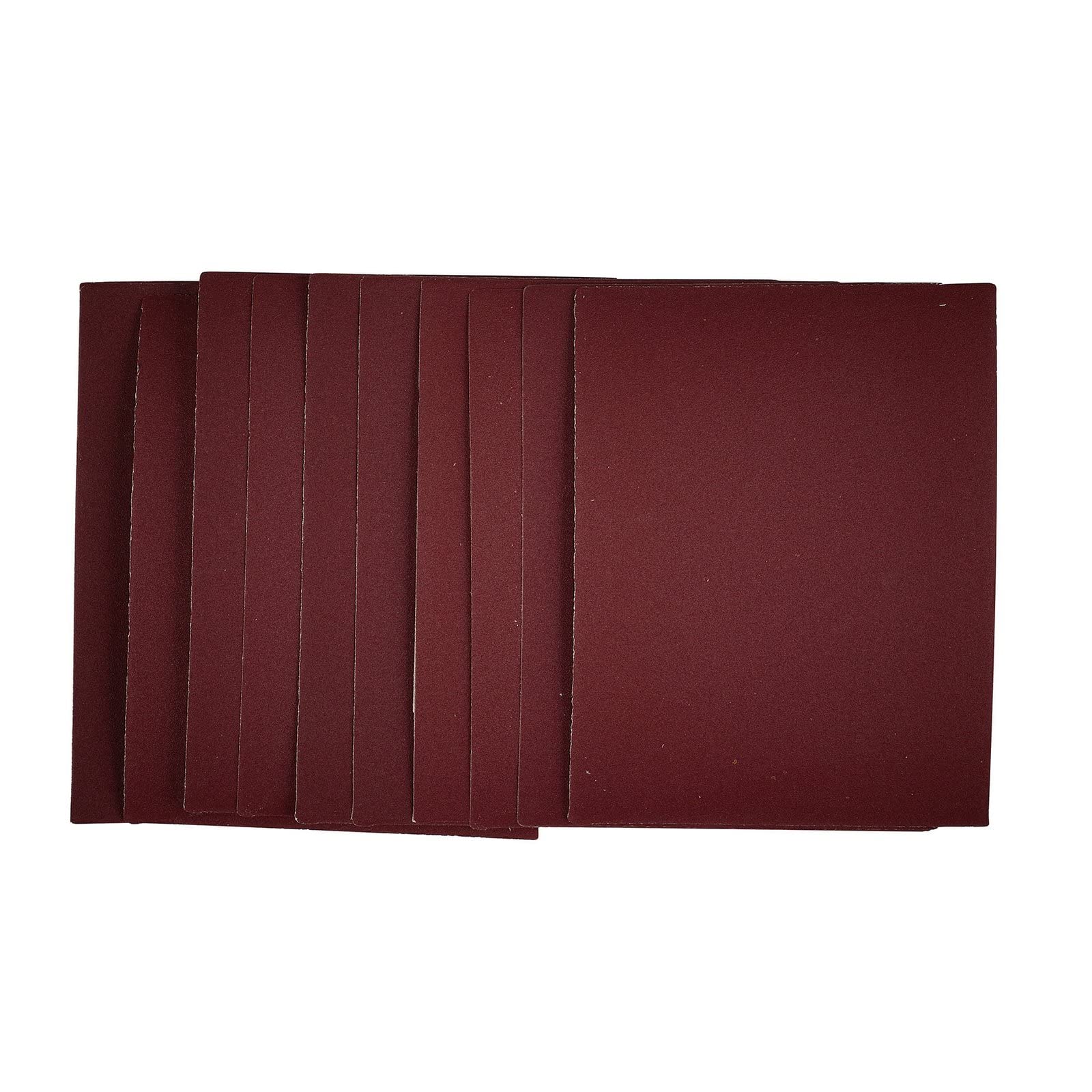 Draper 54806, 240 Grit Aluminum Oxide Sanding Sheets (10), 11.5 x 15 cm, Paper Backing, for 1/4 Sander