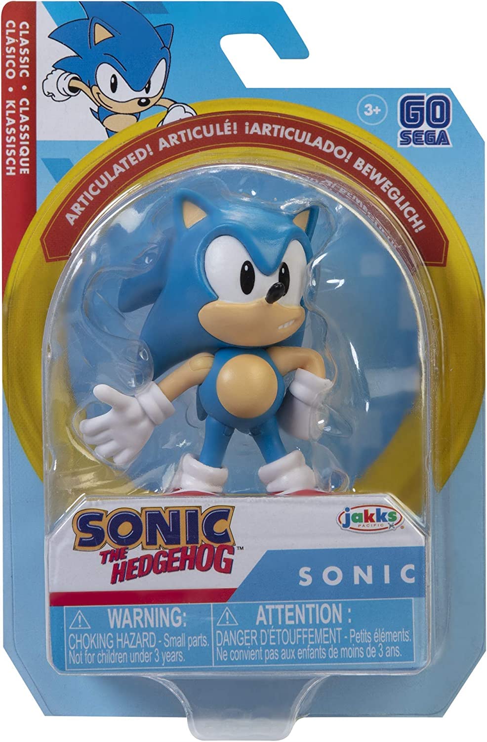 Sonic The Hedgehog - Articulated figure 6.3 cm - 40687 - Classic Sonic character