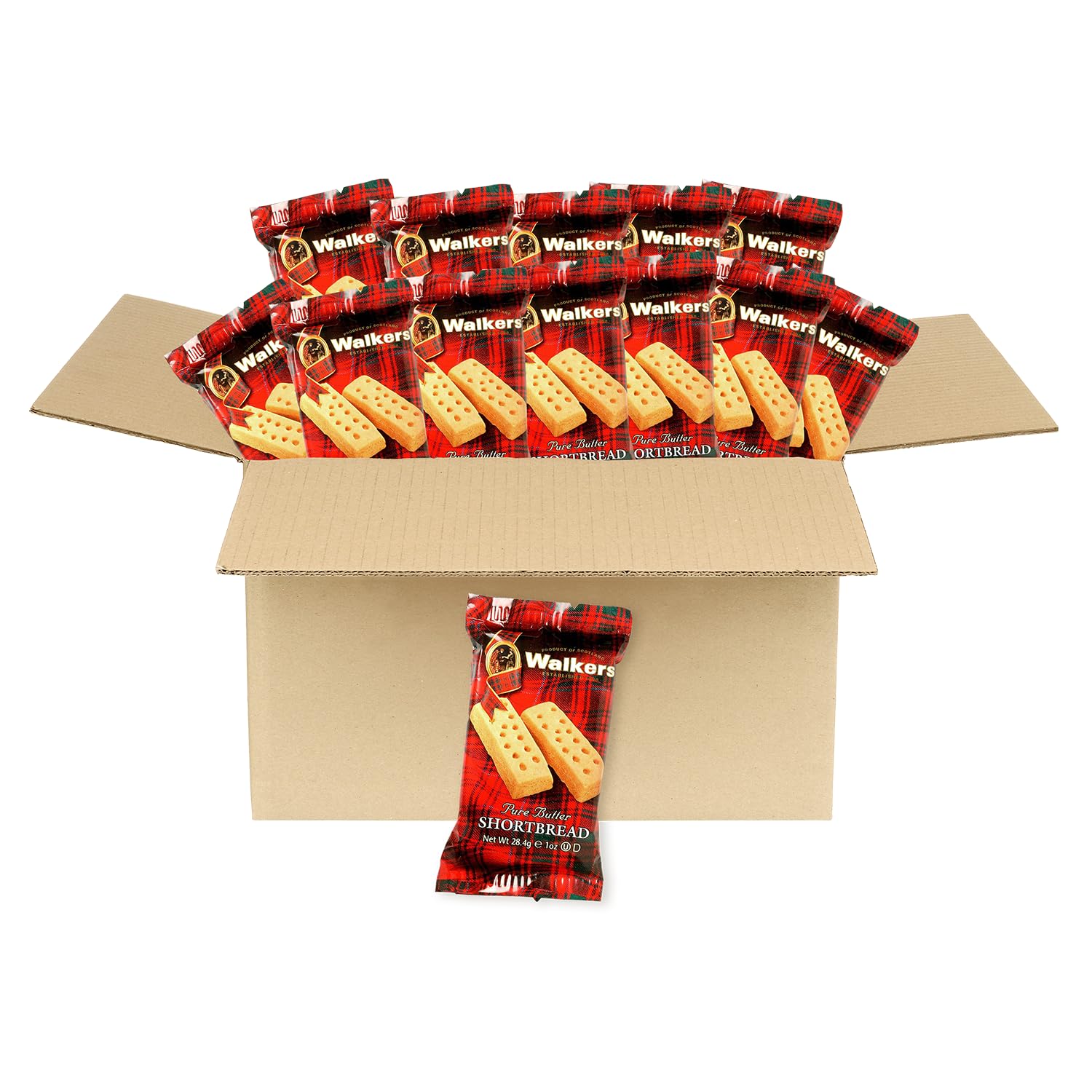 Walker&amp;#39;s Shortbread Fingers, Pure Butter Shortbread Cookies, 1 Oz Snack ...