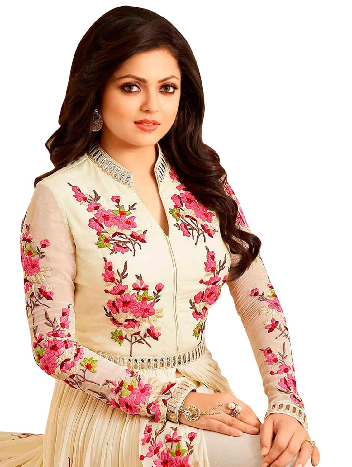 the woman taxfeb gerogette lehenga choli (twt-lt-86003_cream_medium)