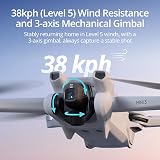 DJI Mini 3 Fly More Combo with DJI RC 4K 114 Min 3 Batteries Vertical Video view 7