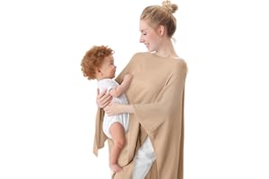 Pinuotu Nursing Cover for Breastfeeding – Privacy Breast Feeding Covers for Women – Soft Lyocell Fabric, Lightweight & Breathable – Multi-Use Scarf, Shawl, Baby Blanket – One Size – With Laundry Bag