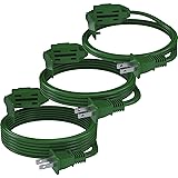 PLUGTUL 3-Pack Indoor Extension Cord (6/9/12FT), 2