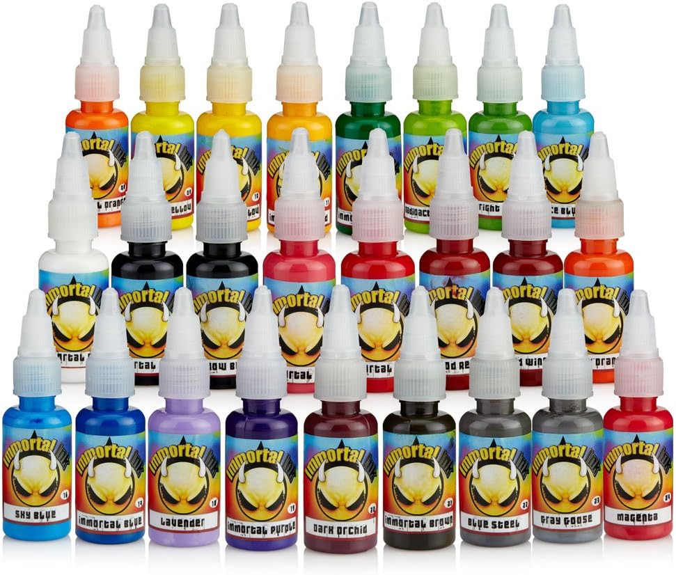 Immortal Tattoo Ink Full Set - 1oz