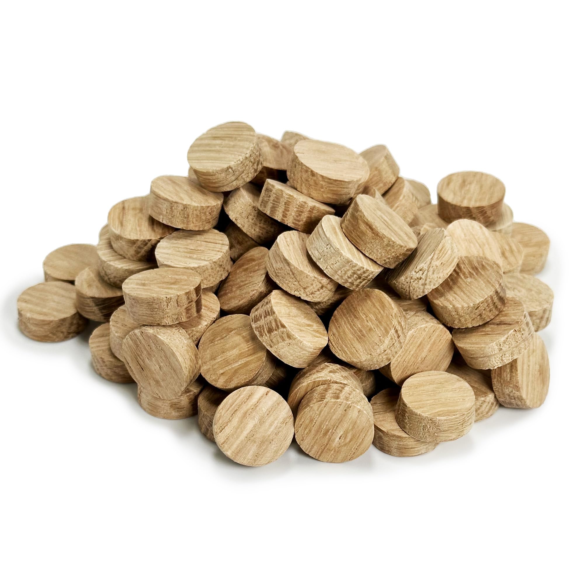 Oak cross grain plug screw cover (500, 9.5mm)