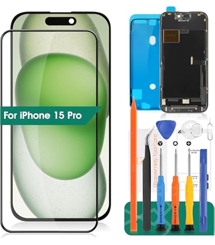 Amazon.com: ZTR for iPhone 15 Pro Screen Replacement, 6.1-inch LCD