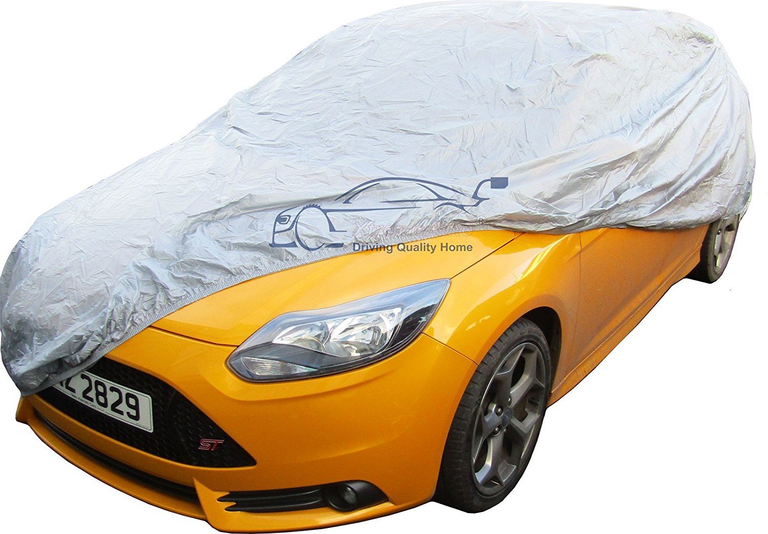 XtremeAuto® Universal Waterproof Exterior Car Covers - All Season Weather Resistant (L 482 X 177 X 119cm)