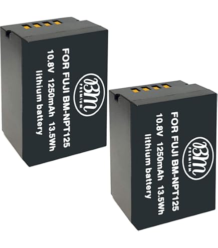 Amazon.com : BM Premium NP-T125 Battery for Fujifilm GFX 50S