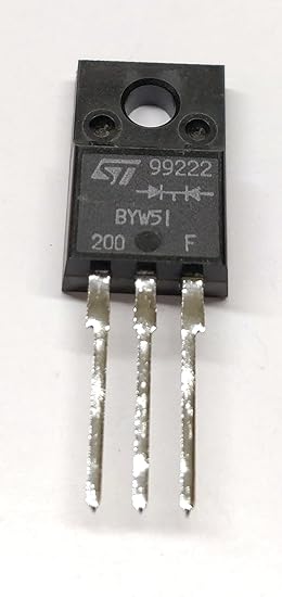 Pack of 2 BYW51 °F 200 | Fast Recovery Rectifier Diode Dual Vrrm | If ...