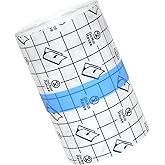 OBTANIM Transparent Waterproof Stretch Clear Adhesive Film Bandage Skin Dressing Tape for Tattoo Aftercare (7 x 394 Inch)