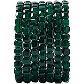 Natural Faceted Green Agate Cube Stone Beads 5-5.5mm 60pcs/str Loose Square Semi Gemstone Stone Beads for Making Bracelets Necklace Earrings