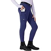 Willit Girls Fleece Horse Riding Pants Equestrian Breeches Kids Winter Riding Tights Thermal Schooling Tights