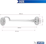 XFORT 150mm Chrome Cabin Hook Gate Latch Door Hook Eye Latch view 5