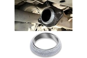KAQISI ID 65mm Car Exhaust Gasket,Automotive Replacement Exhaust Flange Gasket Exhaust Pipe Gasket,Professional Car Accessori