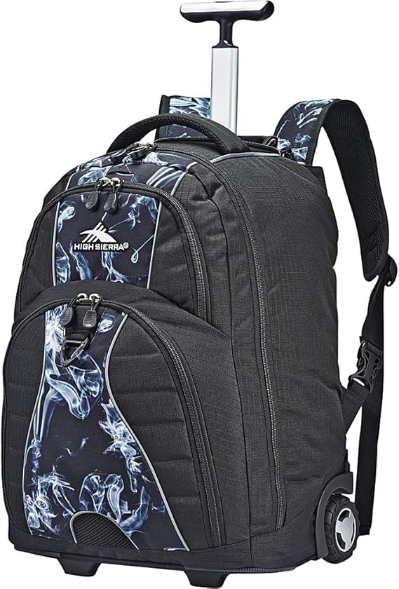 high sierra freewheel wheeled laptop backpack