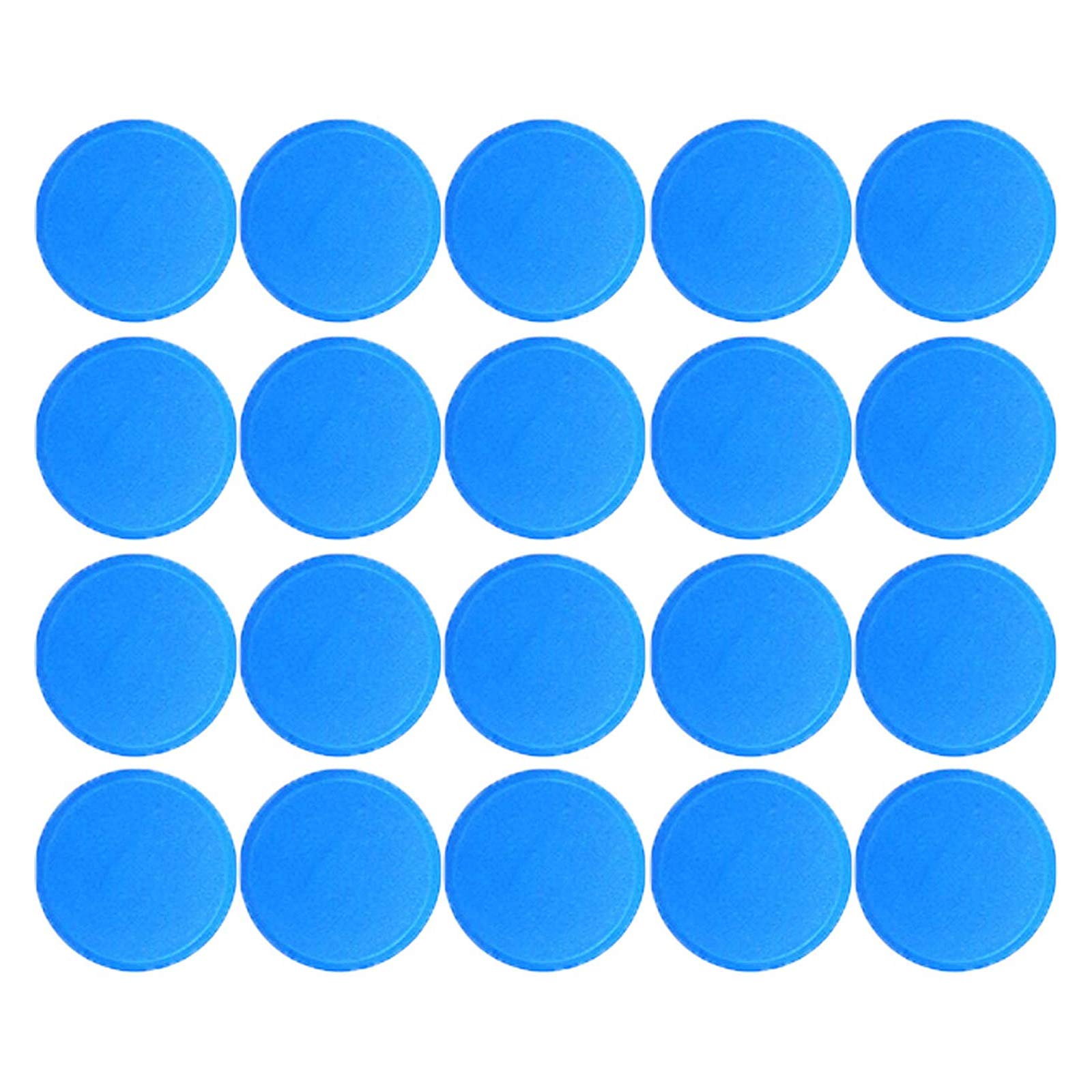 20Pcs Fridge Magnets Whiteboards Notice Board Planning Magnet Magnetic Button Round Plastic Covered 30mm Blue