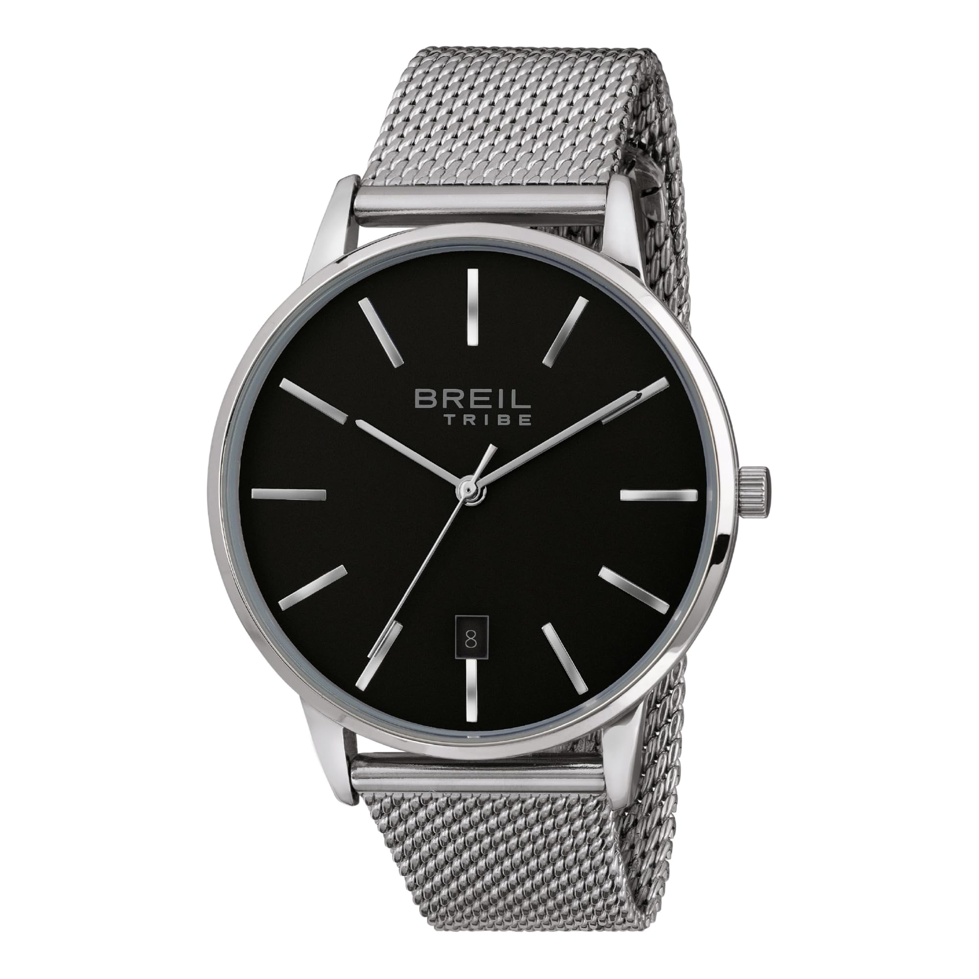 Breil - Men's Collection Watch Avery EW0458 - Men's Time Only Watch - Steel Bracelet in Milanese Mesh - 41 mm