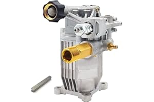 EZJOB 2400-2800PSI Pressure Washer Replacement Pump, 3/4" Shaft Horizontal Pressure Pump Replacement Power Washer Pumps for Power Washer