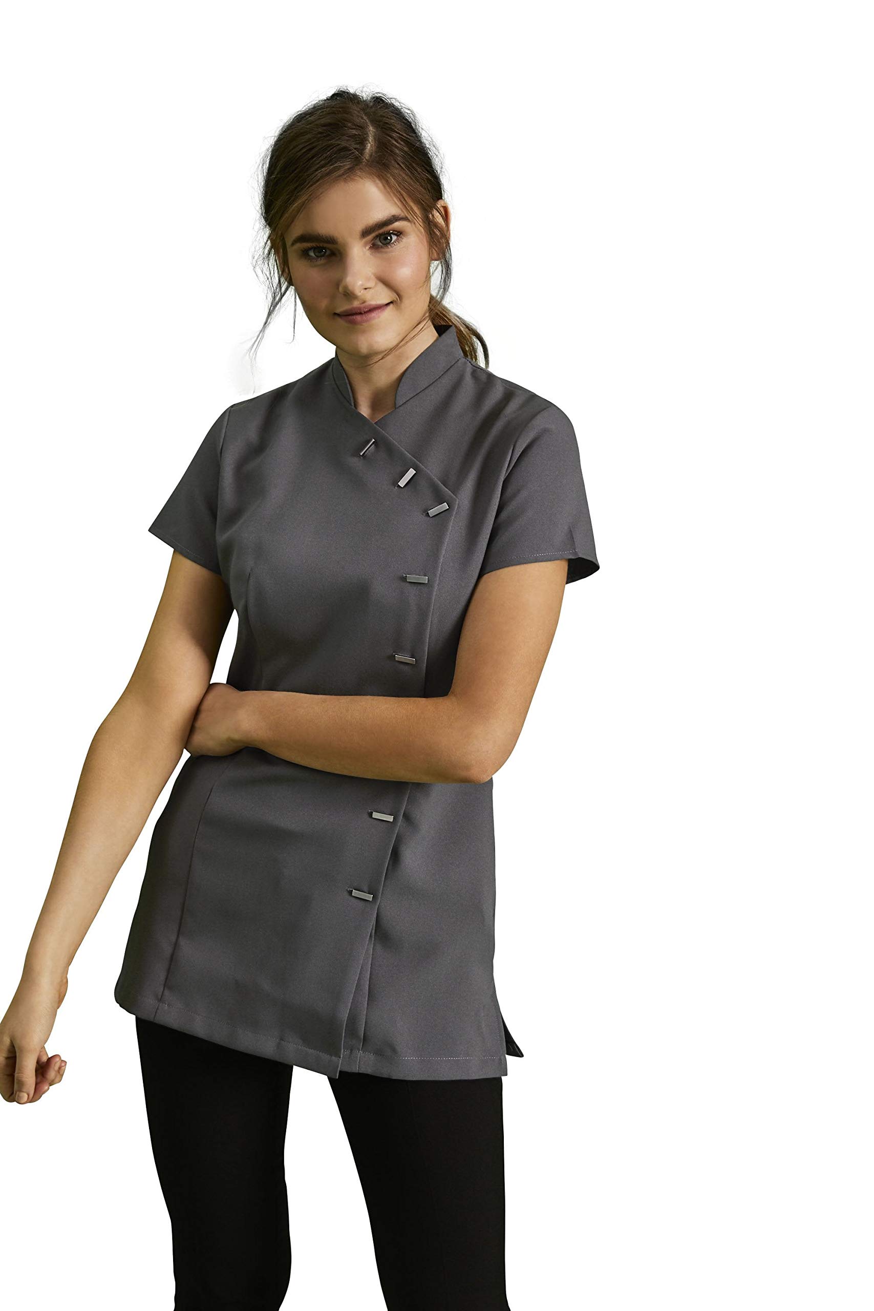 Buy Simon Jersey Asymmetrical Beauty Tunic Salon Spa Uniform Online at  desertcartOMAN