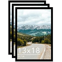 QOTIB 13x18 Picture Frame Black for Wall