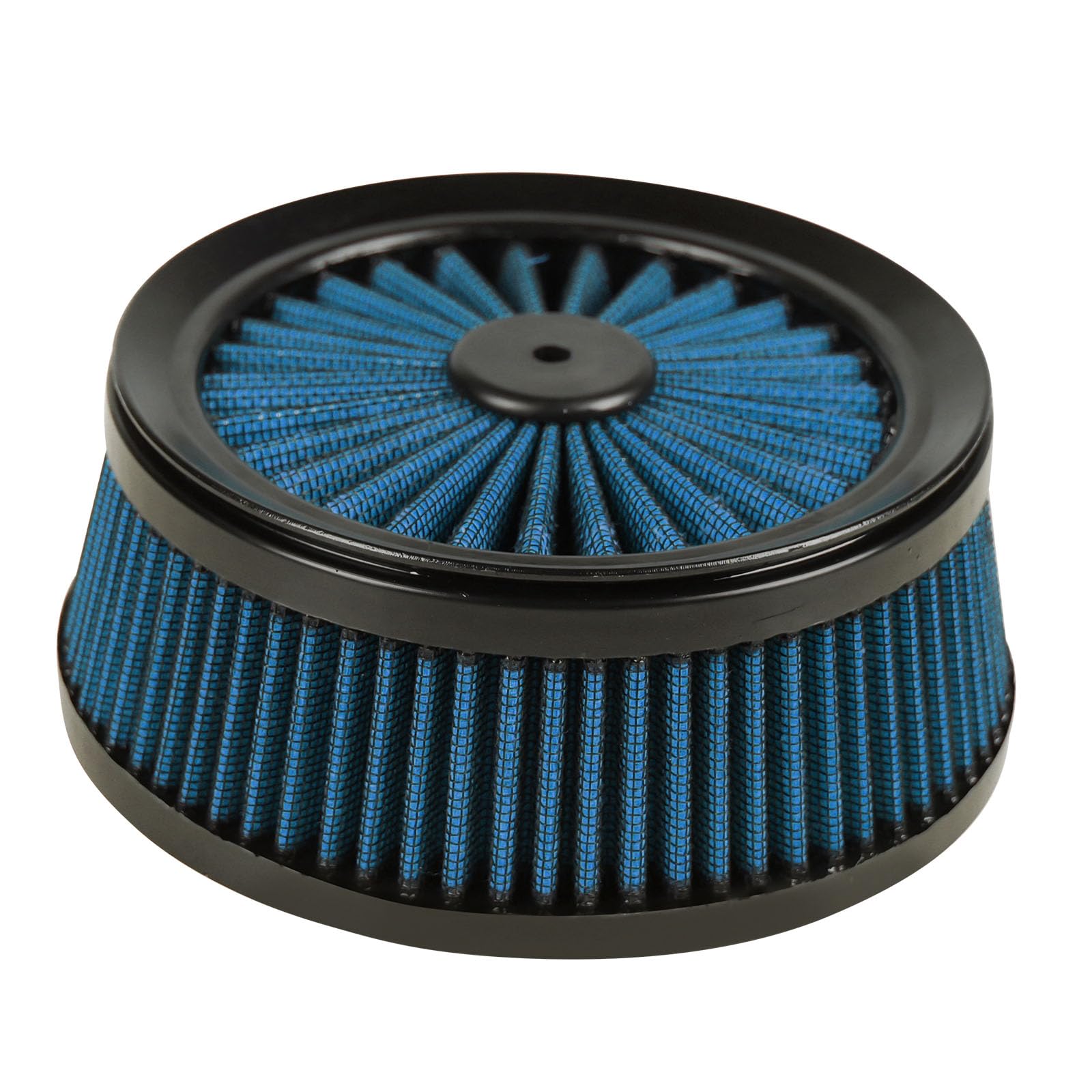 Photo 1 of High Performance Air Filters Cleaner Fit for Harley Touring Street Road Glide Road King Softail Dyna FXDLS FXR (Blue)