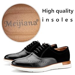 Meijiana Men Oxfords Shoes Casual Dress Shoes