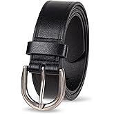 Amazon Essentials Women's Raw Edge Jeans Belt with Wide Waist Strap