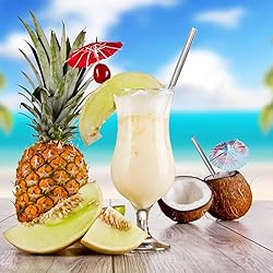2 Pack Reusable Metal Straws Collapsible Stainless