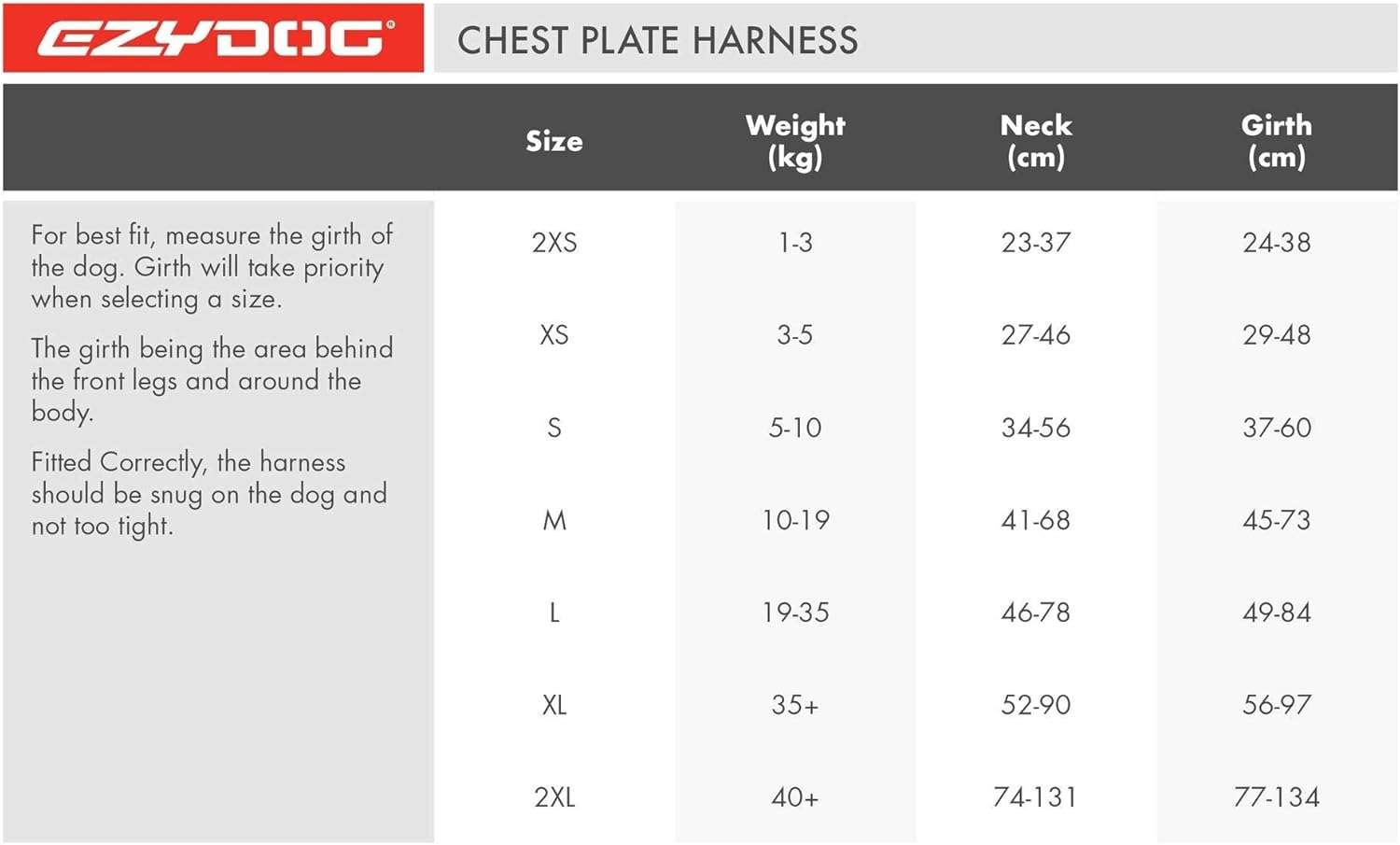 EZYDOG Classic Chest Plate Harness, Purple, Extra Small - Image 5