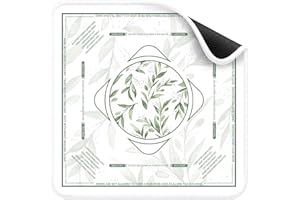 Deyimmei Mahjong Mat for Table - Non-Slip Mahjong Table Cover with Storage Pockets, Perfect Mahjong Accessories & Gifts for Women and Mahjong Enthusiasts (Verdant Whispers)